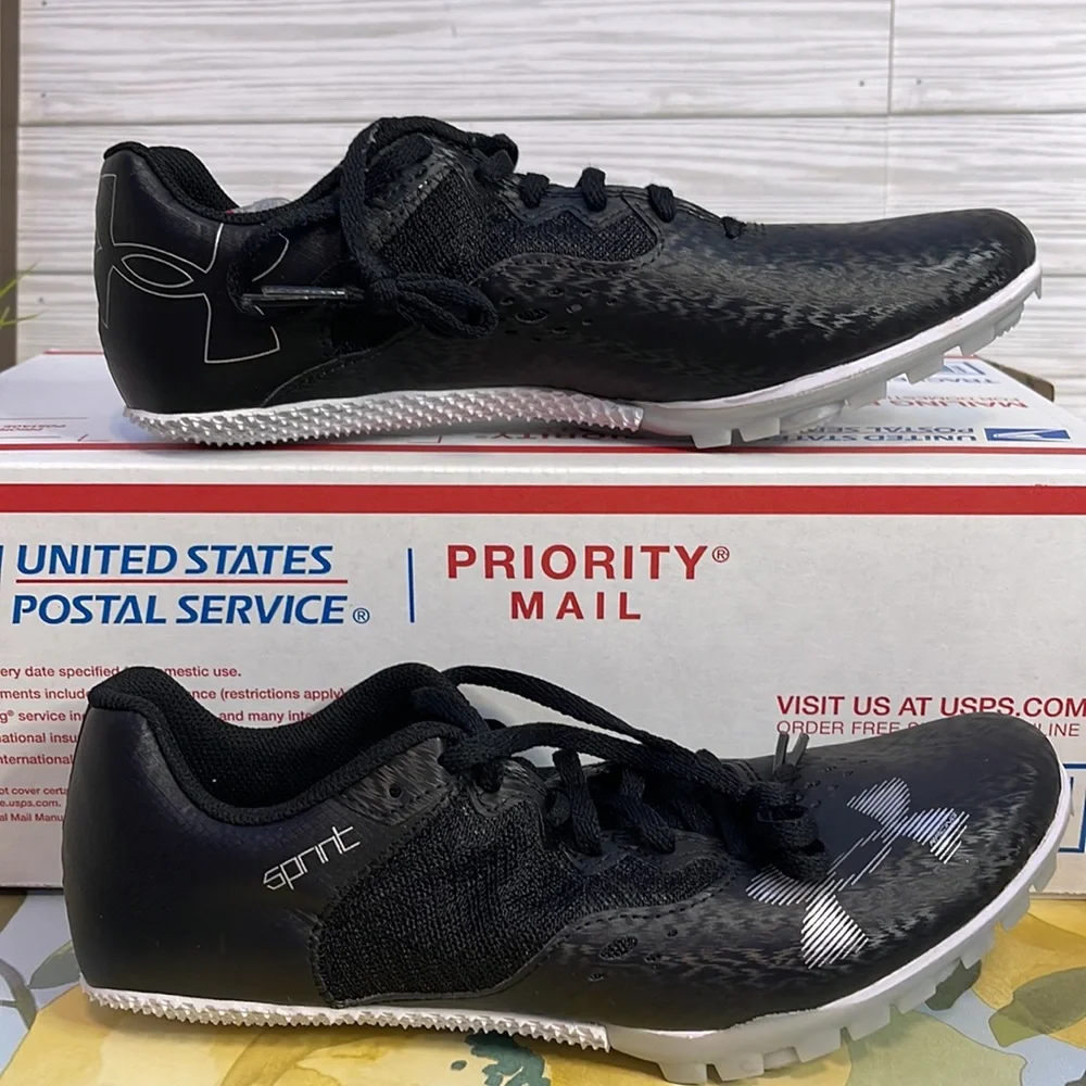 UNDER ARMOUR Kick Sprint 4 Track and Field Spikes, Track Shoes Size 12 Mens